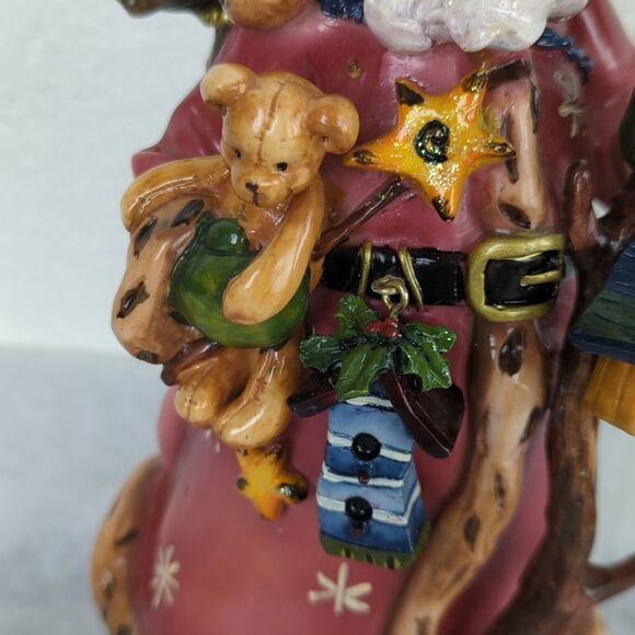 Ceramic Santa Claus Figurine Wonderful Detail! 10" Tall - Picture 5 of 17